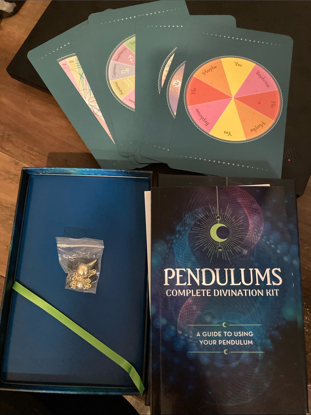 Pendulums Complete Divination Kit - Blue
